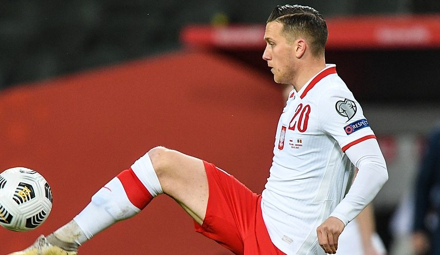 Piłkarz reprezentacji polski. Piotr Zieliński.