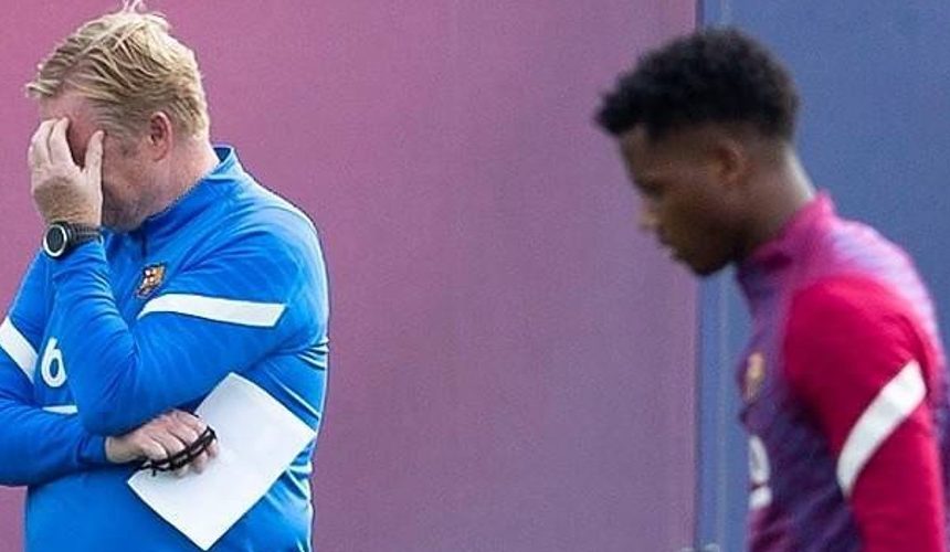 Ronald Koeman na wylocie z Barcelony