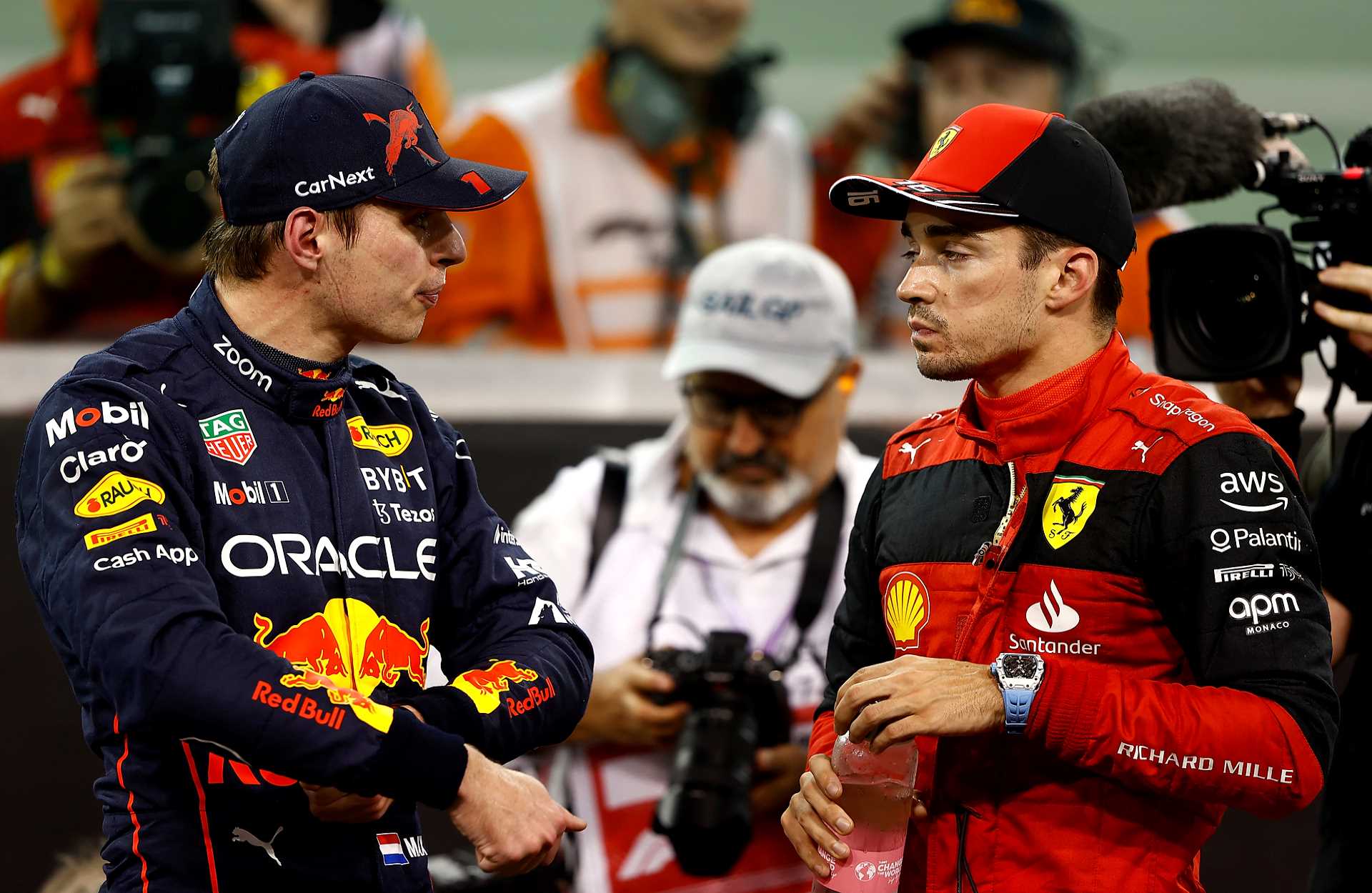 Max Verstappen Charles Leclerc