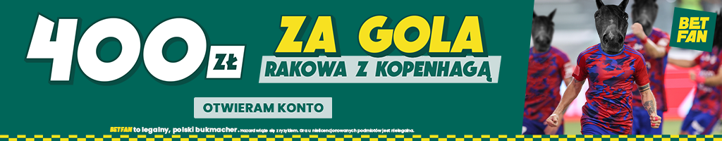 Raków Częstochowa - FC Kopenhaga: Typy, kursy, zapowiedź 22.08