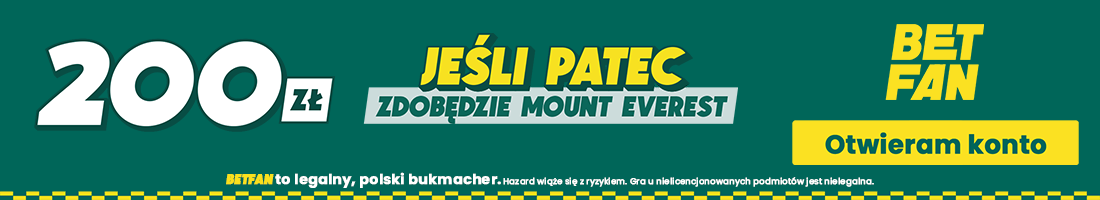 200 zł za zdobycie Mount Evertest przez Jakuba "Pateca" Pateckiego!